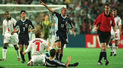 england vs argentina 1998 line up